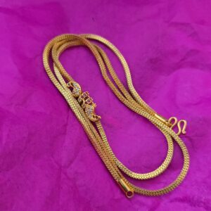  Premium gold look ad peacock mugappu chain