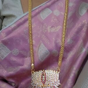  Premium gold look 32 inches impon lotus dollar chain comes ring model,chain