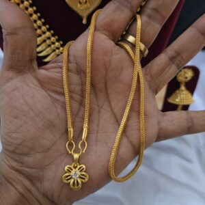  foaming premium 18 inches short dollar chain