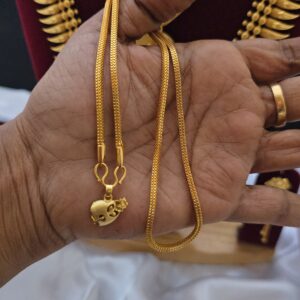  foaming premium  18 inches plain dollar chain