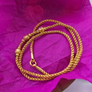 Premium foaming 3 ball mugappu chain