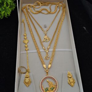 Premium gold look krishna budget combo