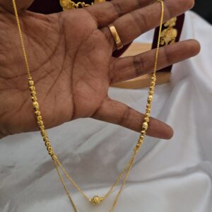  Premium foaming  double layer neck chain