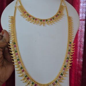 Premium foaming wedding ruby emerald mullai combo