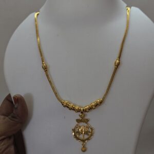 Premium foaming lotus 24 inches adjustable necklace