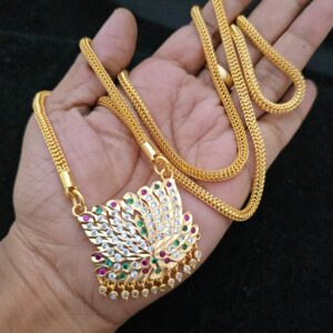 Premium impon 28 inches lotus dollar chain comes net chain