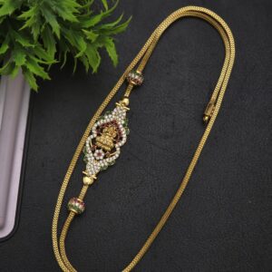 Premium foaming Ad lakshmi mugappu chain 