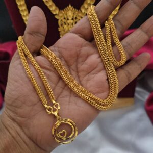  Premium 32 inches foaming plain dollar chain