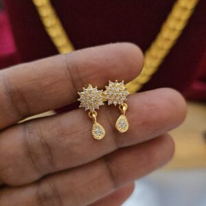  Premium ad diamond look drops earing