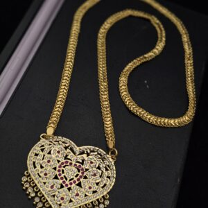  Premium Impon ad heart dollar chain