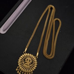 Premium foaming lakshmi plain dollar chain comes 28 inches