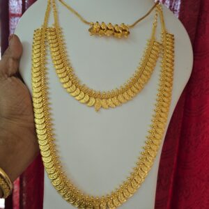 Premium foaming Wedding combo comes 3 line neck piece