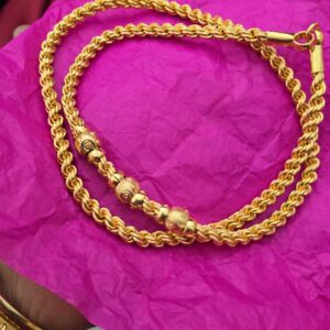 Premium foaming 3 ball mugappu chain look 12  savaran 