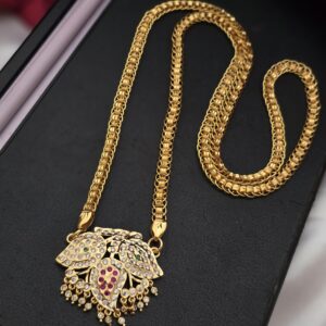  Premium 3 leaf 28 inches dollar chain
