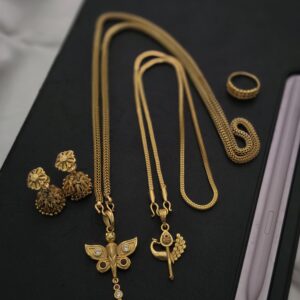 Premium foaming 4 IN 1 Combo comes Butterfly and peacock dollar chain