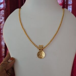  Premium Foaming coin neclace comes ball chain