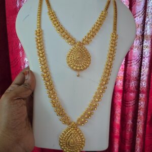 Premium Foaming wedding combo comes neckalce haram,