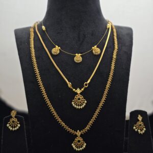 Premium Matt combo comes invisible necklace