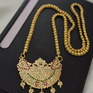 Premium impon 34 inches peacock dollar chain