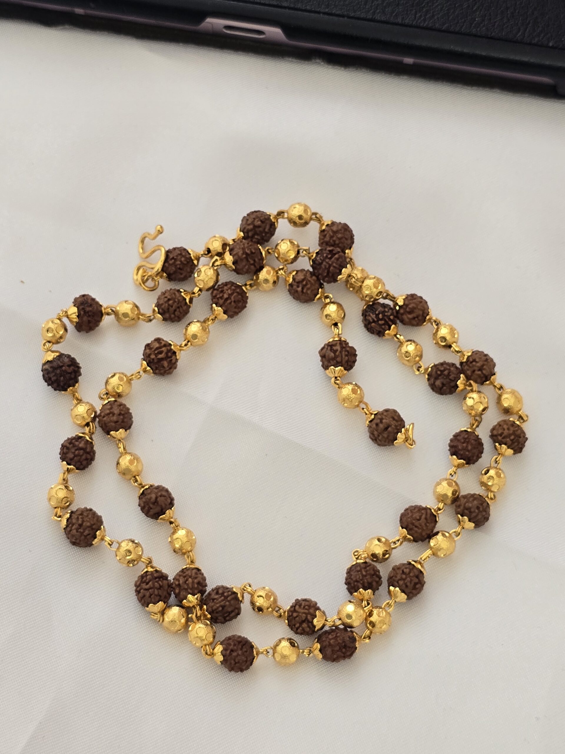 Premium 24 inches comes ruthracham malai microplated