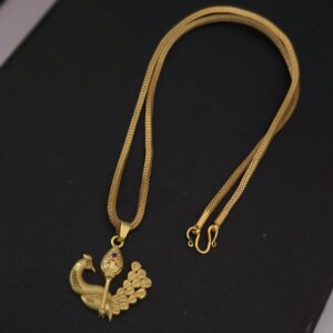  Premium foaming 18 inches velmayil ruby dollar chain