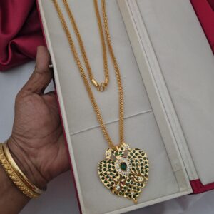  Premium ad kemp emerald 32 inches dollar chain