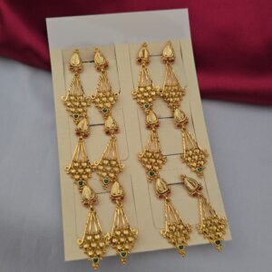  Premium Foaming enamel leaf earing Premium Foaming enamel leaf earing