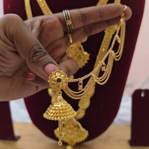  Premium Foaming jhumka with layer type mattal very stunning design