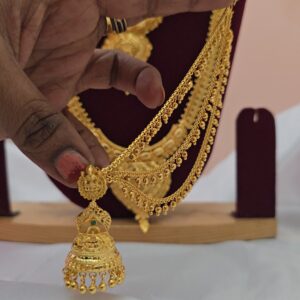  Premium foaming lakshmi jhumka and mattal