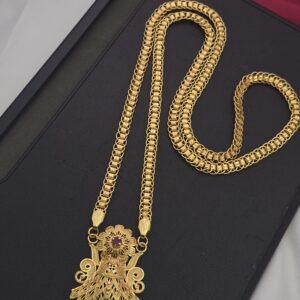 Premium foaming 32 inch Ruby heart dollar chain