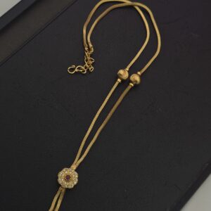 Premium foaming AD attached Flower short dollar chain