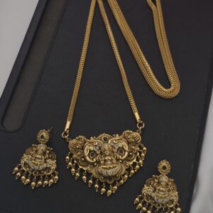 Premium AD matt lakshmi dollar chain comes 32 inch