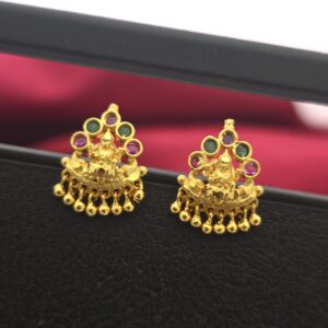 Premium foaming AD Lakshmi drops earing