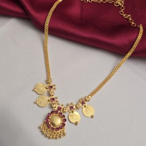Premium Ruby Coin necklace