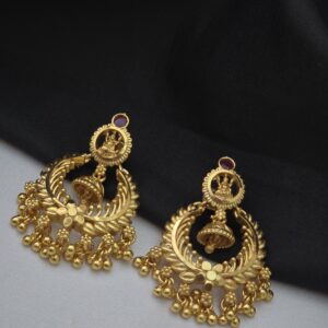 Premium foaming chandhbali lakshmi earing