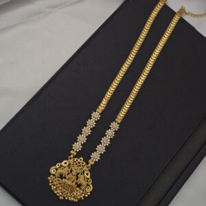 Premium Foaming lakshmi haram comes heart chain 