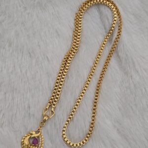 Premium quality 32 inches ad peacock dollar chain comes savitham model