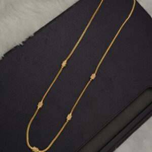 Premium foaming AD stone necklace 