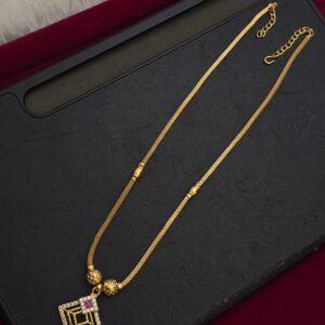 Premium Foaming ruby white ad 24 Inches necklace