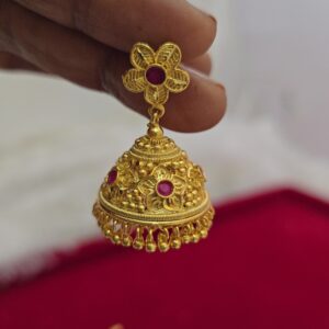 Premium foaming enamel jhumka