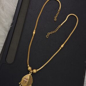 Premium foaming plain necklace 