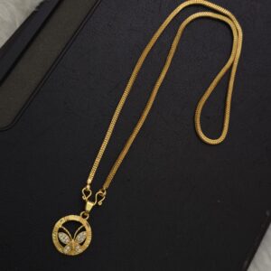 Premium foaming AD stone butterfly dollar chain  