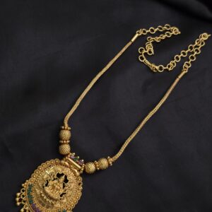  Premium foaming stone lakshmi necklace 