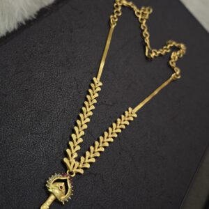 Premium foaming AD stone VEL necklace 