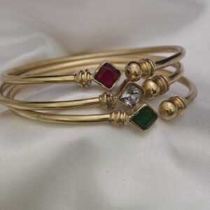 Premium impon  Stone bangle 