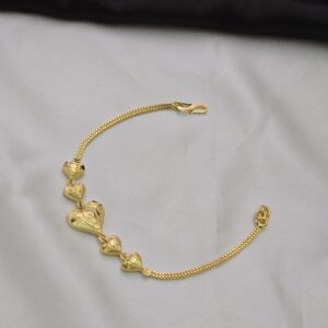 Premium foaming heart bracelet