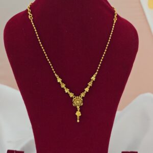 Premium foaming plain design necklace