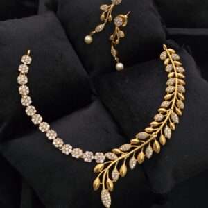 Premium foaming AD stone necklace