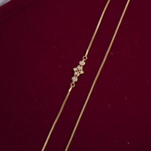 Premium impon Ad stone mugappu chain 