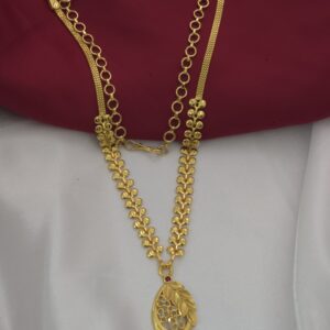 Premium quality foaming heart  necklace COMES LEAF CHAIN